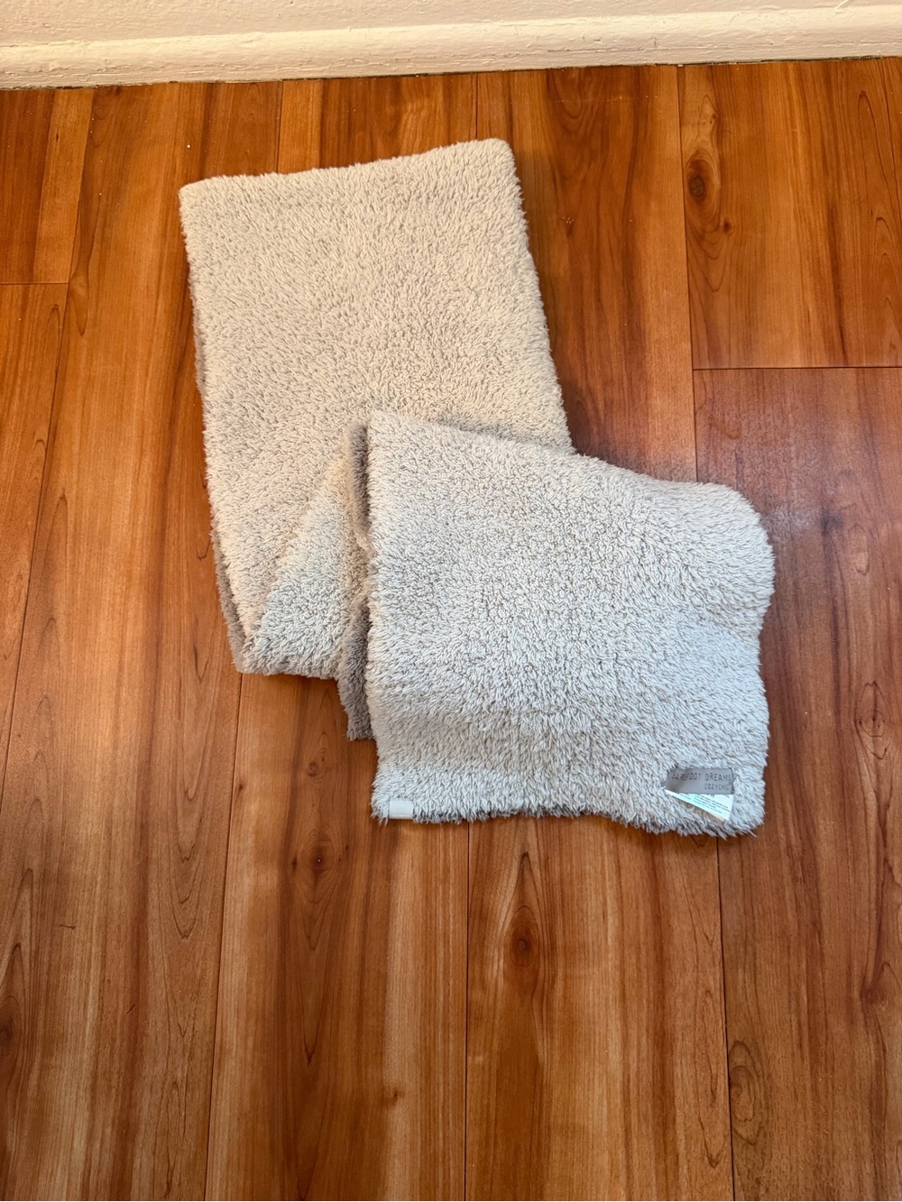 Barefoot Dreams Cozy Cream Scarf Wrap